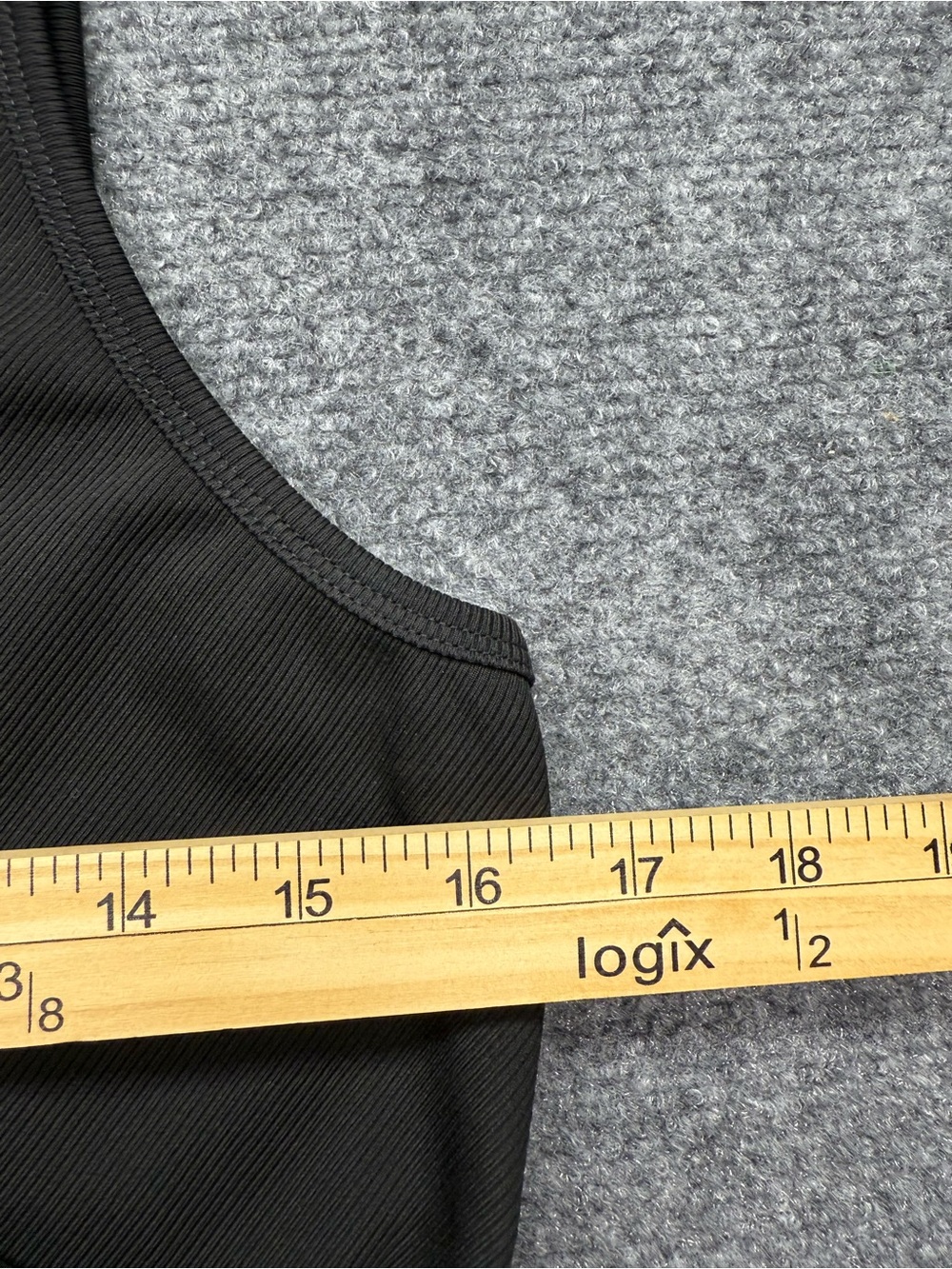 Athleta Womens Medium Bayview Black Sleeveless Tank Top Front Hidden Pocket - Picture 4 of 7